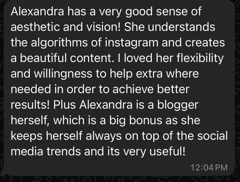 Glow Academy testimonial